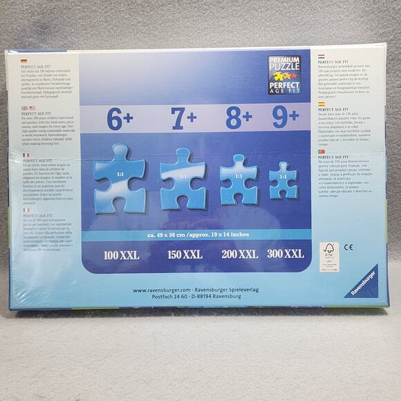 DOLPHIN COLLAGE #131914 300pcs By Ravenburger Puzzle New In Box Factory Sealed - Picture 4 of 4